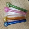 Tubo de queimador de óleo de vidro transparente e grosso, tubos de água com alto teor de borosilicato