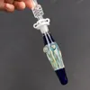 Waterpijpen Glas Kleurrijke Mini Nector collector Kit 10mm 14mm Vrouwelijke Dab Stro Booreilanden Roken Tool Voor Water