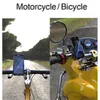 New Aluminum Alloy Motorcycle Bicycle Mobile Phone GPS Navigation Support Holder Motorbike Moped Bike Handlebar Mount Bracket