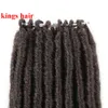 Faux Locs Curly Ends Crochet Braids Hair 20quot 18strandpack Langes und mittleres Crochet Synthetic Braiding Hair5205579