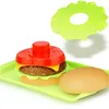 Kinder Küche Spielzeug Essminiaturen Sets Simulation Hamburger Hotdog Pretend Play Snack Burger pädagogisches Spielzeug für Mädchen-Kinder