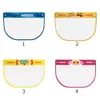 cute anime kids Protective Face Shield Clear Mask Children Anti-Fog Full Face Isolation Transparent Visor Safety Child party masks