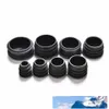 Wholesale- 10pcs Black Plastic Furniture Leg Plug Chair Legs Foot Blanking End Caps Insert Plugs Bung For Round Pipe Tube 8 Sizes 16-35mm