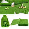 Искусственный мох Торф Газоны Зеленые растения DIY Micro пейзаж Украшение Поддельные трава лужайки для дома Mini Garden Floor Аксессуары