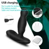 360 Rotera uppvärmningsvibrator Butt Plug Prostate Massage Dubbelmotorer Anal Toys For Men Remote Control Sex Products* MX200422