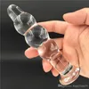 Gode en verre perles cristal Anal godemichet anal pénis jouet sexuel produits pour adultes pour femmes hommes femme masturbation masculine