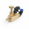 YS alloy Humidification Brass siphon Air Atomization Spray Nozzle Low Flow Small Spray Angle