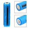 1 st 18650 Batteri 3000mAh 3,7V BRC Li-ion laddningsbart batteri för ficklampa +1 st Universal Smart Charger