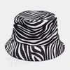 Milch Cow Print Fisherman Hat Women's Double Bucket Hat Mäns Animal Design Panda Hat Party Mössor 3 Style T2C5254