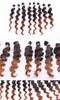 8 buntar syntetiska hårförlängningar kropp vågstil peruansk lös våg hår flätning kinky blandat inslag hår dhgate fabrik för Marley