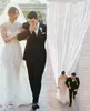 lace column wedding dress