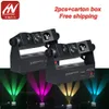 2pcs dj club par peut allumer 3x10w RGBA 4in1 Tri Beam alimenté par batterie sans fil uplighting mariage led wall washer effect stage pour événement de divertissement