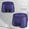 8 pz / lotto Plus size Boxer Uomo Pantaloncini in fibra di bambù Mutande Uomo Fresco e confortevole Boxer traspirante Intimo311K