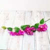 8 pc wysokiej jakości pojedynczy liść symulacja bougainvillea symulacja jedwabny kwiat domu ślub ozdoba bugainvilleas