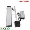 Spedizione gratuita e tasse per UE USA Cina Ebike Batteria agli ioni di litio 36V 10Ah slim down tube per fat tire bike city con caricabatterie