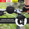 Biciclette portatili TWS Bluetooth Speaker Colonna Bicicletta Impermeabile Doccia Speaker Acoustics Sound Boombox Soundbar Woofer mani libere