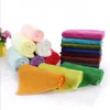 Towel Microfiber Towels Solid Candy Color Square Cleaning Toallas Absorbent Turban Washcloths Home Kitchen Cleaning Facecloths LSK549