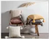 Chenille Örgü Yastık Kılıfı Yastık Örtüsü Ev Yumuşak Dekorasyon Yastıklar Dekoratif Nordic Fotoğraf Sahne Yastıksız