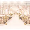 Crystal Candlesticks 기둥 유리 금속 촛불 턱받이 홀더 랜턴 홈 웨딩 테이블 중앙 장식품 액세서리 조정 전달 282v