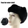 Camoland Sovyet Tuzağı Trooper Hat Erkekler Ordusu Rus Ushanka Bombacı Şapkası Kış Sıcak Kapakları Pilot Sahte Sahte Tavşan Kürk Earflap T2007189155095