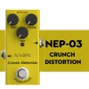 NAOMI Pedale effetti per chitarra Crunch Effetto di distorsione Mini pedale di distorsione singolo True Bypass NEP032612588