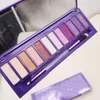 La più nuova tavolozza di ombretti di colore viola ultravioletto a 12 colori Shimmer Matte palette facile da indossare alta qualità spedizione gratuita holike