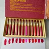 Марка MATTE блеск для губ помада наборы блесков для губ 12 цветов Lipstick Collection помады Lipgloss setlip Glosslipstick водостойкая6237334