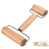 Double-headed Wooden Rolling pin Hand-held solid wood flour stick baking utensil Roller-top stick rolling pin wholesale