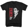 Fashion Man Scarface Movie Al Pacino Tony Närbild Bomull T-shirt Mens Cool Tops