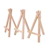 8x15cm Natural Wooden Mini Tripod Easel Mini Display Stand for Wedding Place Name Holder Menu Board Minis Tripod Easel Mini Display Stand