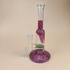 9inch Verre Eau Bangs Navires Navires de Noël Unique Design Nialcomb Perc DAB Rig pour chiha Shisha