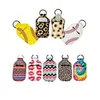 Hand Sanitizer Holder Mini Bottle 30 ml Keychain Anpassad söt tryck Hands tvålflaskhållare resestorlek flaskhållare9132064