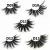 1 Pair 25MM 8D Mink Hair False Eyelashes Multilayered Crisscross Thick Eyelashes Natural Soft Wispies Fluffy Lashes Eye Makeup7125139