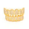 s vampire dents grillz hommes hiphop bretelles grilles Auriculate zirconium or grills319T