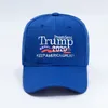 Cappello da baseball Donald Trump USA Flag Cap Trump 2020 Cappelli 3D Ricamo Lettera Snapback per forniture per feste 5styles RRA3375