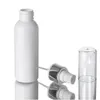Flacone spray per atomizzatore in plastica bianca vuota da 100 ml Flacone per pompa per lozione Flacone cosmetico da viaggio per toner per la pelle di oli essenziali di profumo