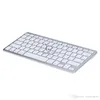 2020 Nowy Ultra-Slim Bluetooth Keyboard Univational for iOS / androids / Windows System z pakietem skrzyni