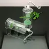 nova Europa e Americaglass tubulação bubbler fumar água Cachimbo de vidro bong garrafa Duplo clássico água filtração de vidro do núcleo de areia