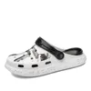 Män Sandaler Skor Casual Slip-On 2022 Ny Sommar Hollow-Out Vatten Tofflor Flip-Flops Storlek 40-45