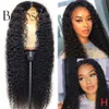 Beeos 180% 13x6 HD Transparent Lace Curly Wig 1b27 Ombre Color Lace Front Human Hair Wigs For Women Brazilian Remy Pre Plucked