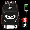 مصمم Persona 5 USB شحن حقيبة Backpack Computer Laptop School Bag Back Pack Pack للطلاب الجامعيين على Backpack7327163