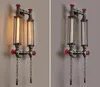 E27 Edison Loft Industrial Whited Fer Pipe LED lampe LED LED LETH MUR MUR MUR MUR MUR MURS POUR LA CHAMBRE DE FOYER BAR