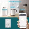 Mini US Wifi Plug Smart Timing Socket Wireless Outlet Voice Control Smart Sockets Work with Alexa Google Home Tuya APP