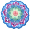 Strandhanddoeken Lotus Bohemian Yoga Mat Tassel Mandala Tapestry Sunblock Dames Cover UPS Tafelkleed Play Mat 7 Designs DW5096