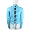 Игра для взрослых Thierry SM Products Кожаная куртка для бондажа с длинными рукавами Фетиш-удерживающая смирительная рубашка Секс-игрушки для пары CX209244324
