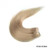 Nagelbandinriktat hår Remy Human Hair Weave Brasilian Straight Hair 1 Bunds Högkvalitativ 14quot16quot18quot20quot22quot9518563