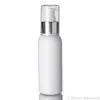 Flacone spray per atomizzatore in plastica bianca vuota da 100 ml Flacone per pompa per lozione Flacone cosmetico da viaggio per toner per la pelle di oli essenziali di profumo