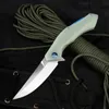 Folding Kniv Pipe Cutter Pocket Bearing D2 G10 Combat Survival Tactical Outdoor Jakt Camping Knives EDC