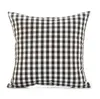 Buffalo Check Plaid Sierkussen Covers Boerderij Decoratieve Vierkante Kussensloop Case Kussen Kussensloop 18x18 "Voor Home Decor Sofa Car