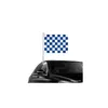 30x45cm bandiera a scacchi per auto blu e bianco, 100% poliestere tutti i paesi, uso interno all'aperto, trasporto di goccia